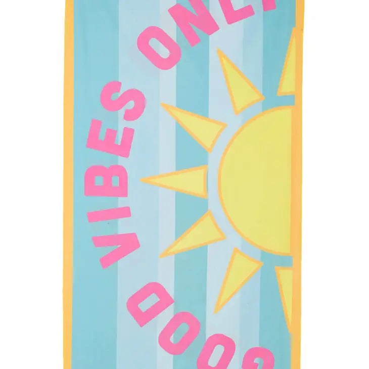 Good Vibes Only Quick Dry Beach Towels