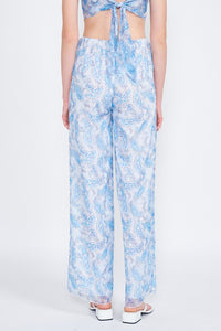 HIGH RISE DRAW STRING SHEER PANTS