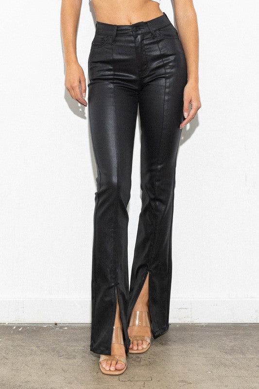 Front Slit Slim Bootcut