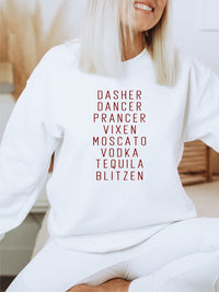 Dasher Dancer Prancer Vixen Boutique Tee