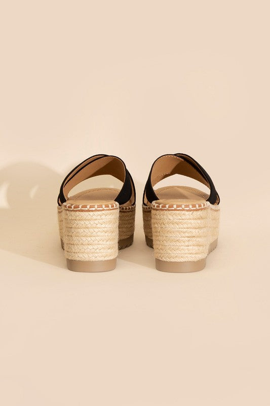 HEIGHT-S RAFFIA PLATFORM SLIDES