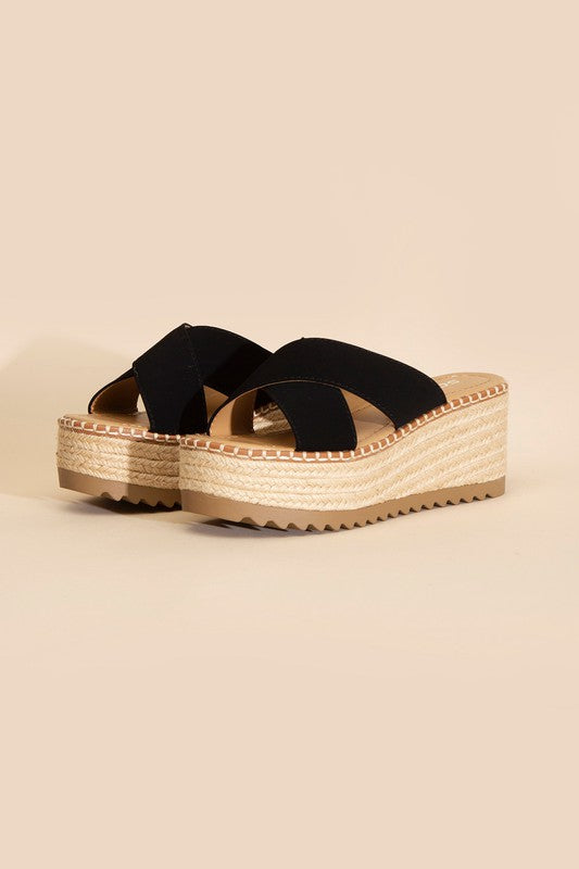 HEIGHT-S RAFFIA PLATFORM SLIDES