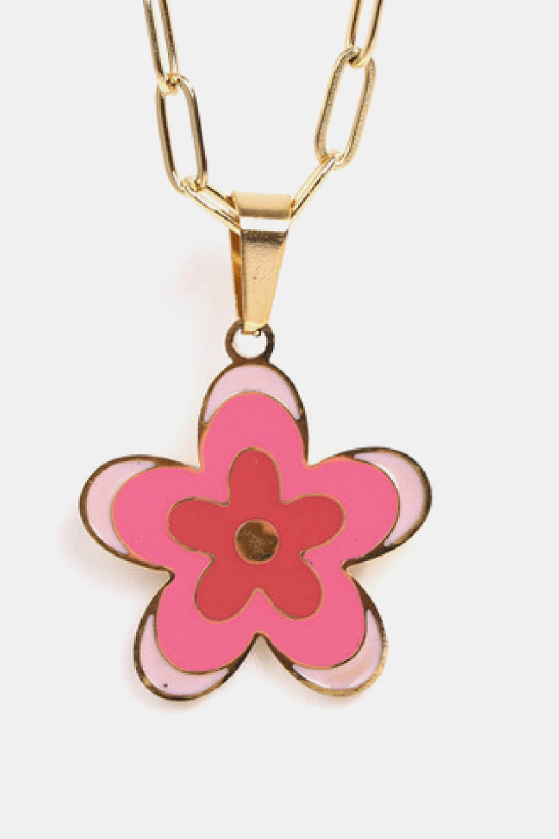 Flower Pendant Necklace