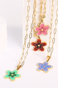 Flower Pendant Necklace