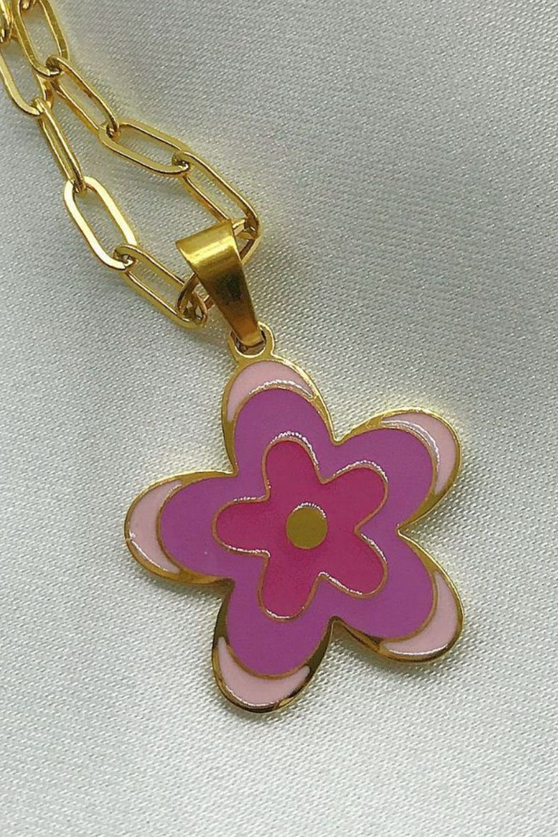 Flower Pendant Necklace