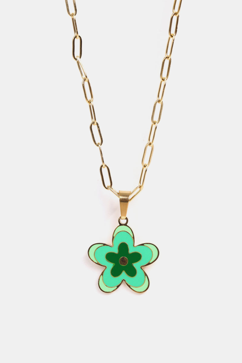 Flower Pendant Necklace