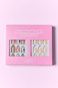 SO PINK BEAUTY Press On Nails 2 Packs