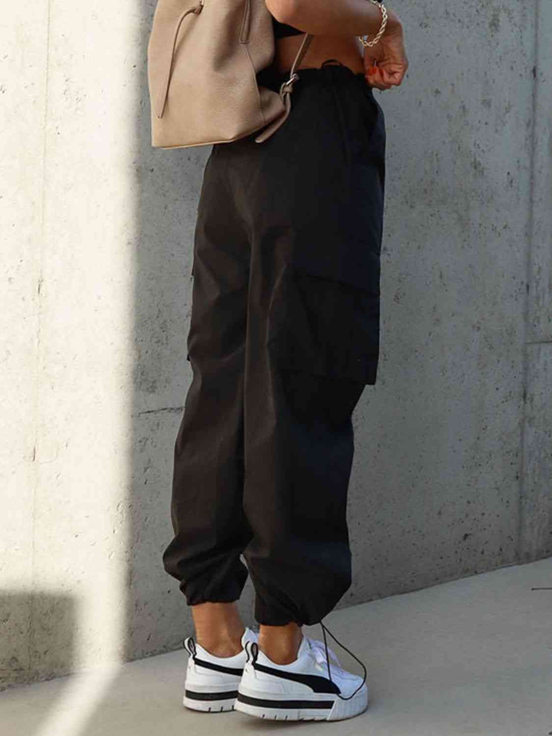 Drawstring Pants with Pockets