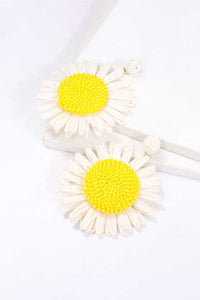 Flower Shape Dangle Earrings