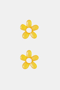 Flower Shape Resin Earrings