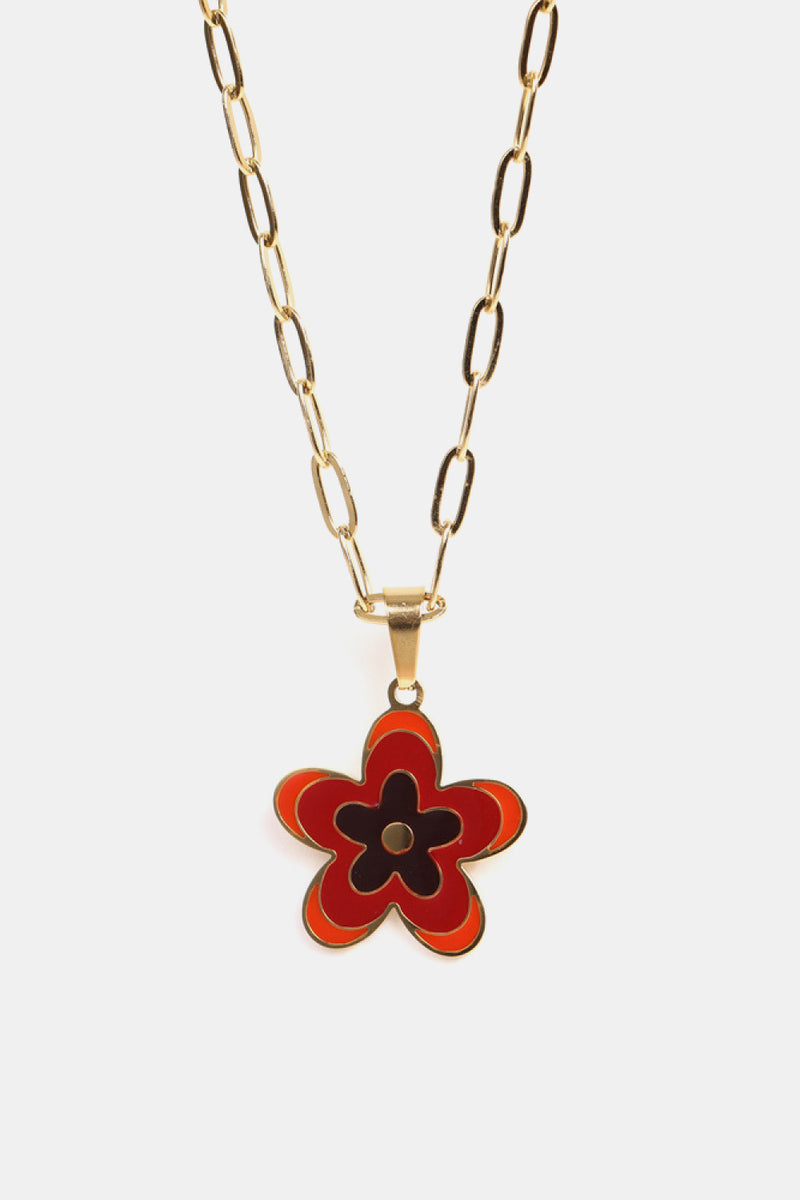 Flower Pendant Necklace