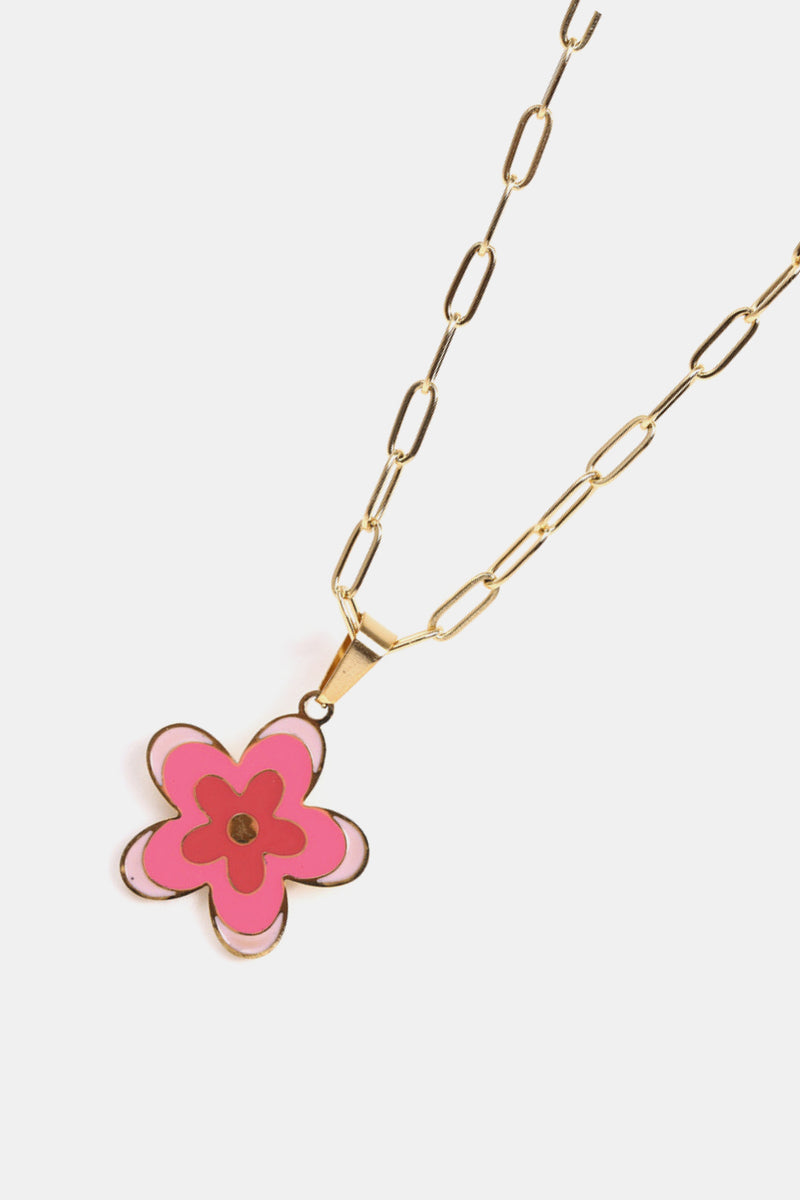 Flower Pendant Necklace